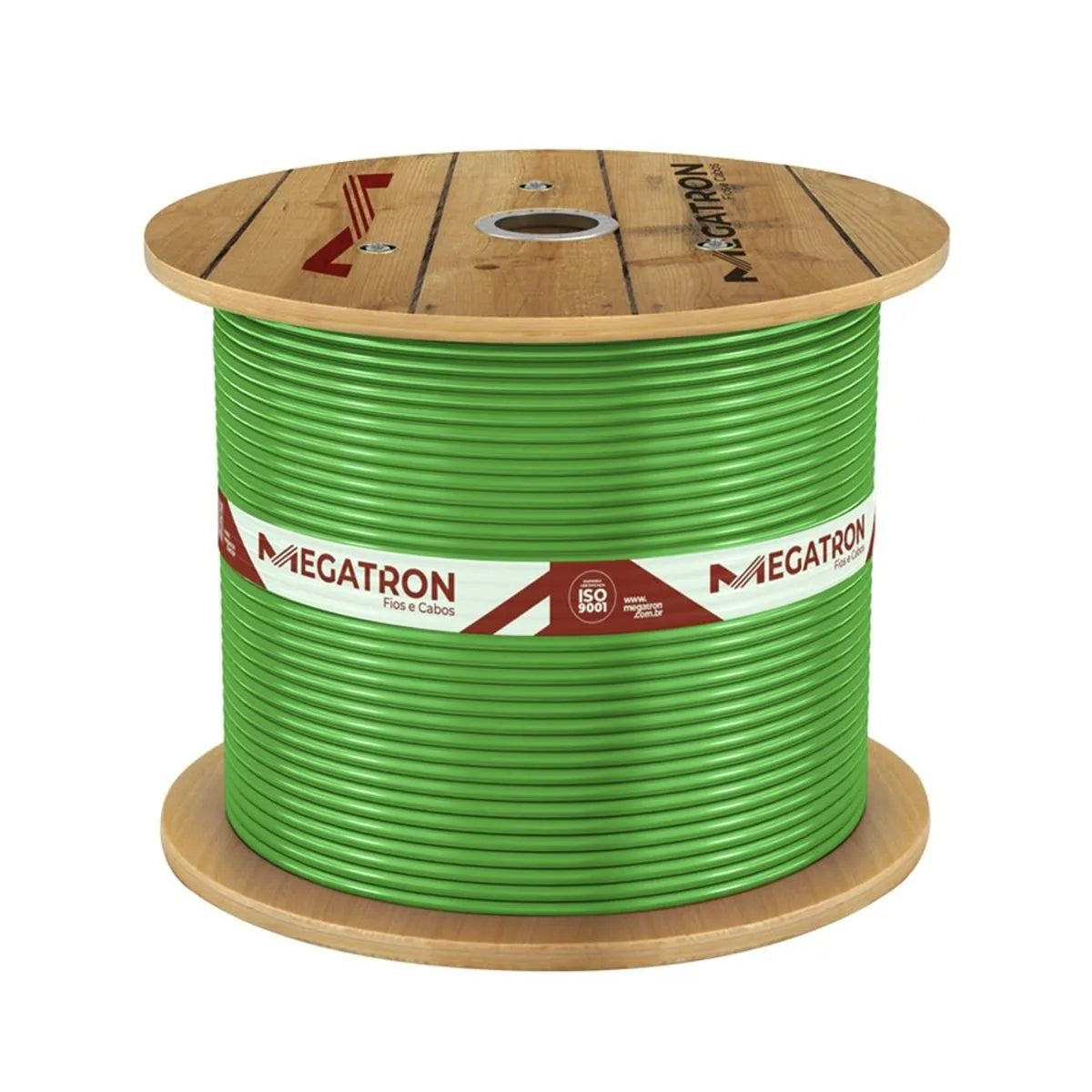 Cabinho Flexível 1,5mm x 1400m Verde 750V Megatro