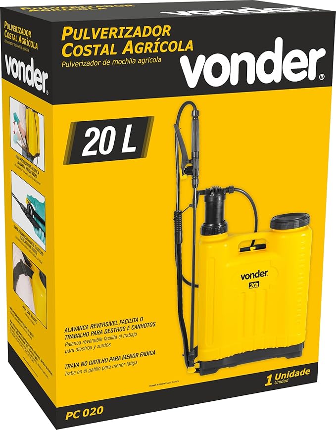 Pulverizador Costal Agrícola PC 020 – 20 Litros | Vonder