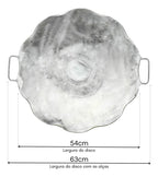 Tacho de Arado 60cm BRUTO Original em Aço de Carbono