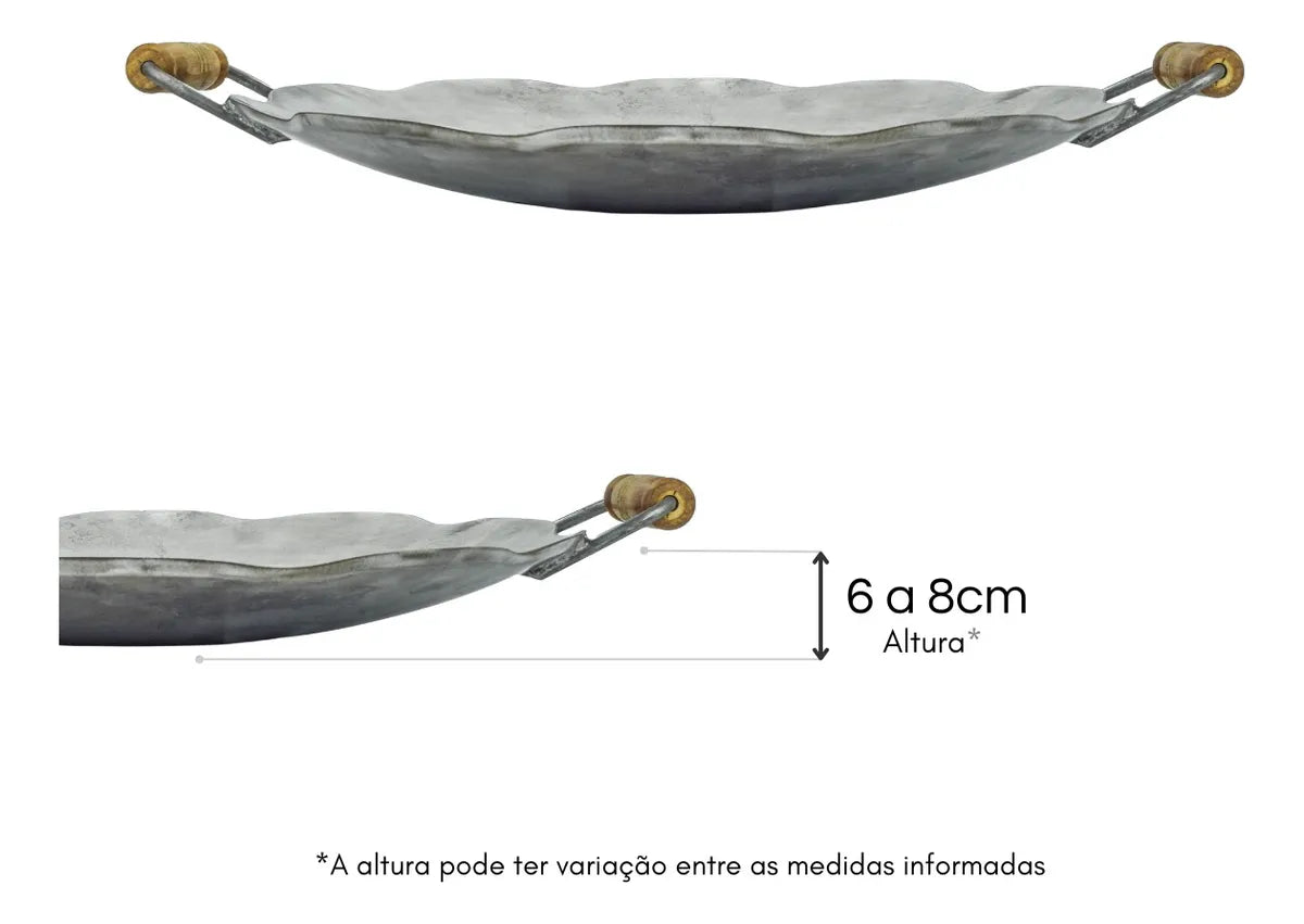 Tacho de Arado 62cm Original em Aço de Carbono