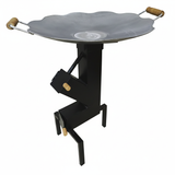 Kit Tacho 62cm + Suporte a Lenha/Carvão