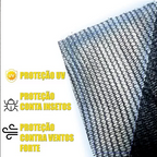 Tela Sombreamento 50% Sombrite 2,00 x 50 metros Horta Sombra